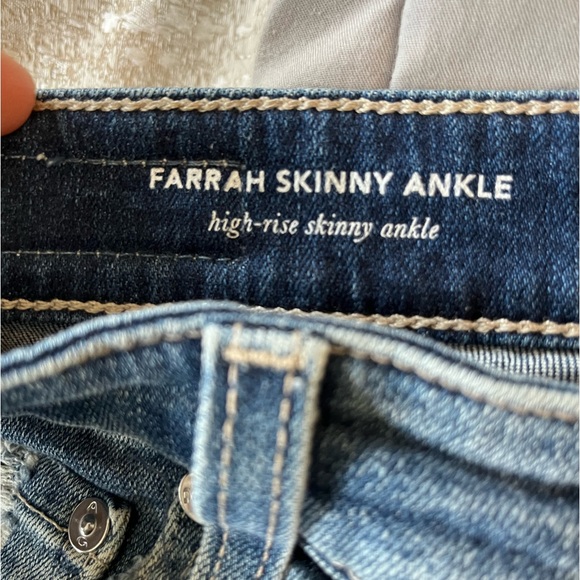 AG Farrah Skinny Ankle distressed 25 - Picture 4 of 9